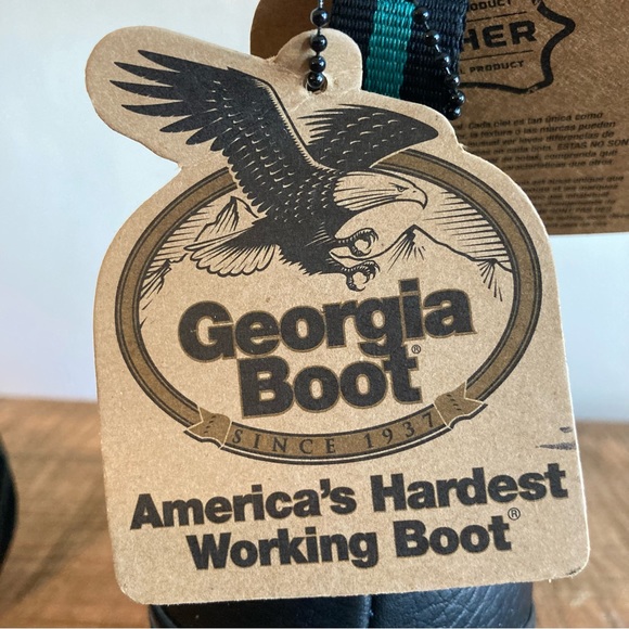 Georgia Boot Men’s Slip & Oil Resistant Work Shoes 7.5 Wide GR270 Romeo NWOB - Picture 14 of 14